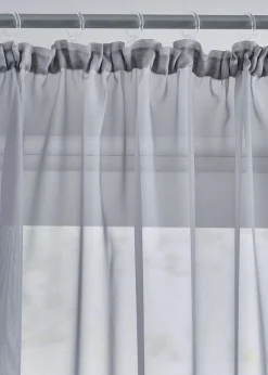bonprix bonprix Muebles De Comedor·Cortinas Y Estores|Muebles De Sala De Estar·Cortinas De Salón>Cortina de gasa ligera (2 unidades) Plata