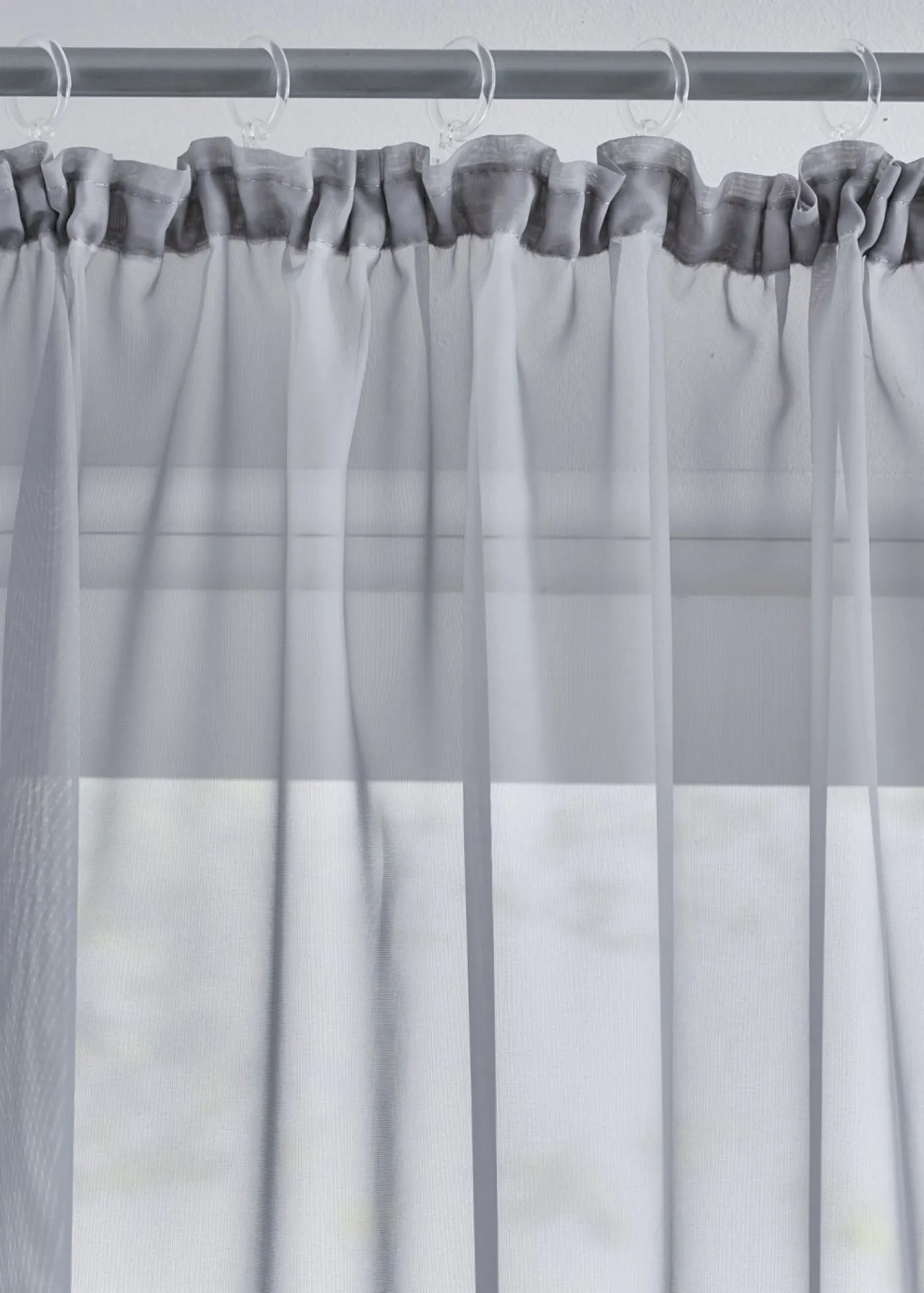 bonprix bonprix Muebles De Comedor·Cortinas Y Estores|Muebles De Sala De Estar·Cortinas De Salón>Cortina de gasa ligera (2 unidades) Plata