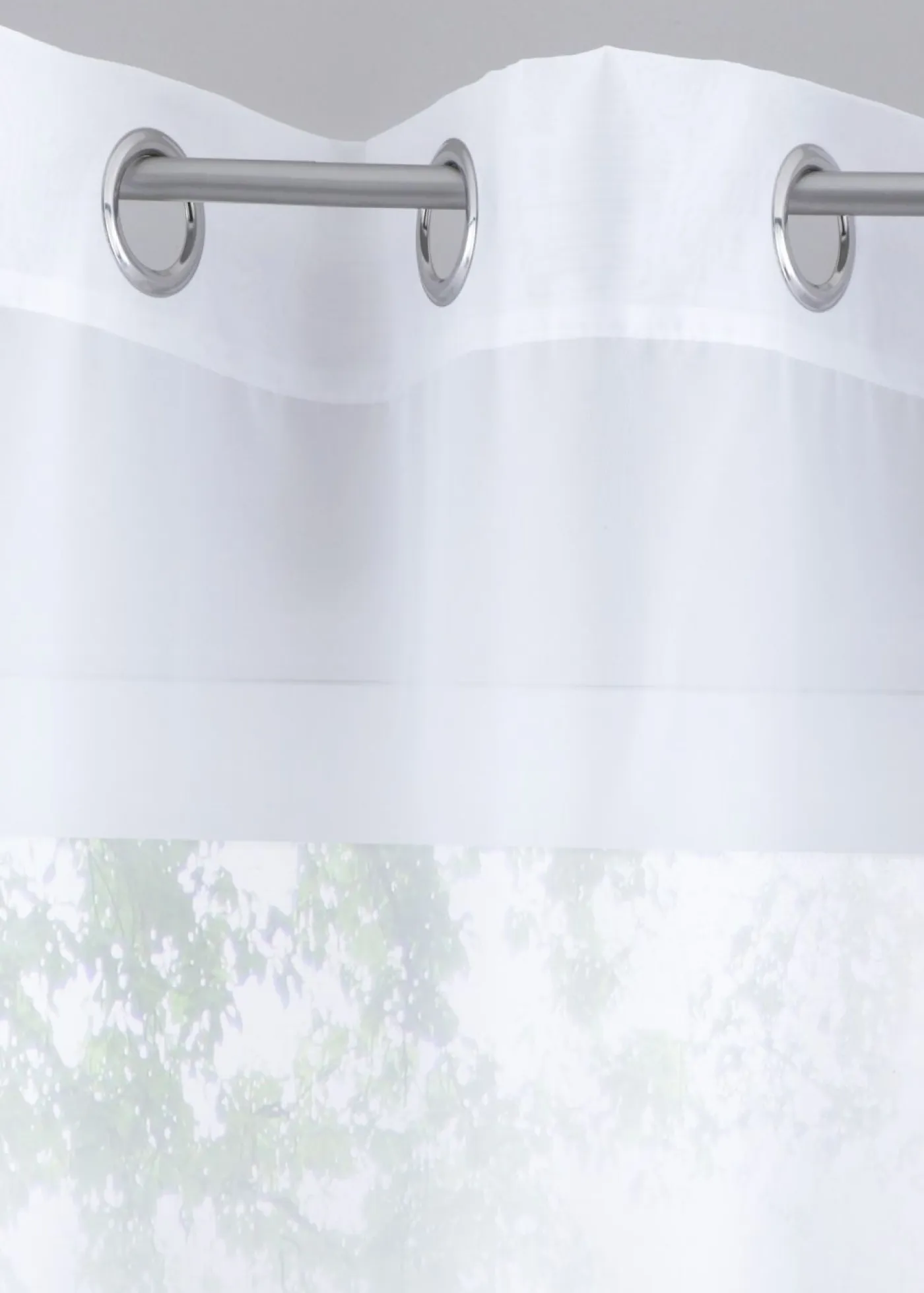 bonprix bonprix Muebles De Comedor·Cortinas Y Estores|Muebles De Sala De Estar·Cortinas De Salón>Cortina de gasa ligera (1 unidad) Blanco