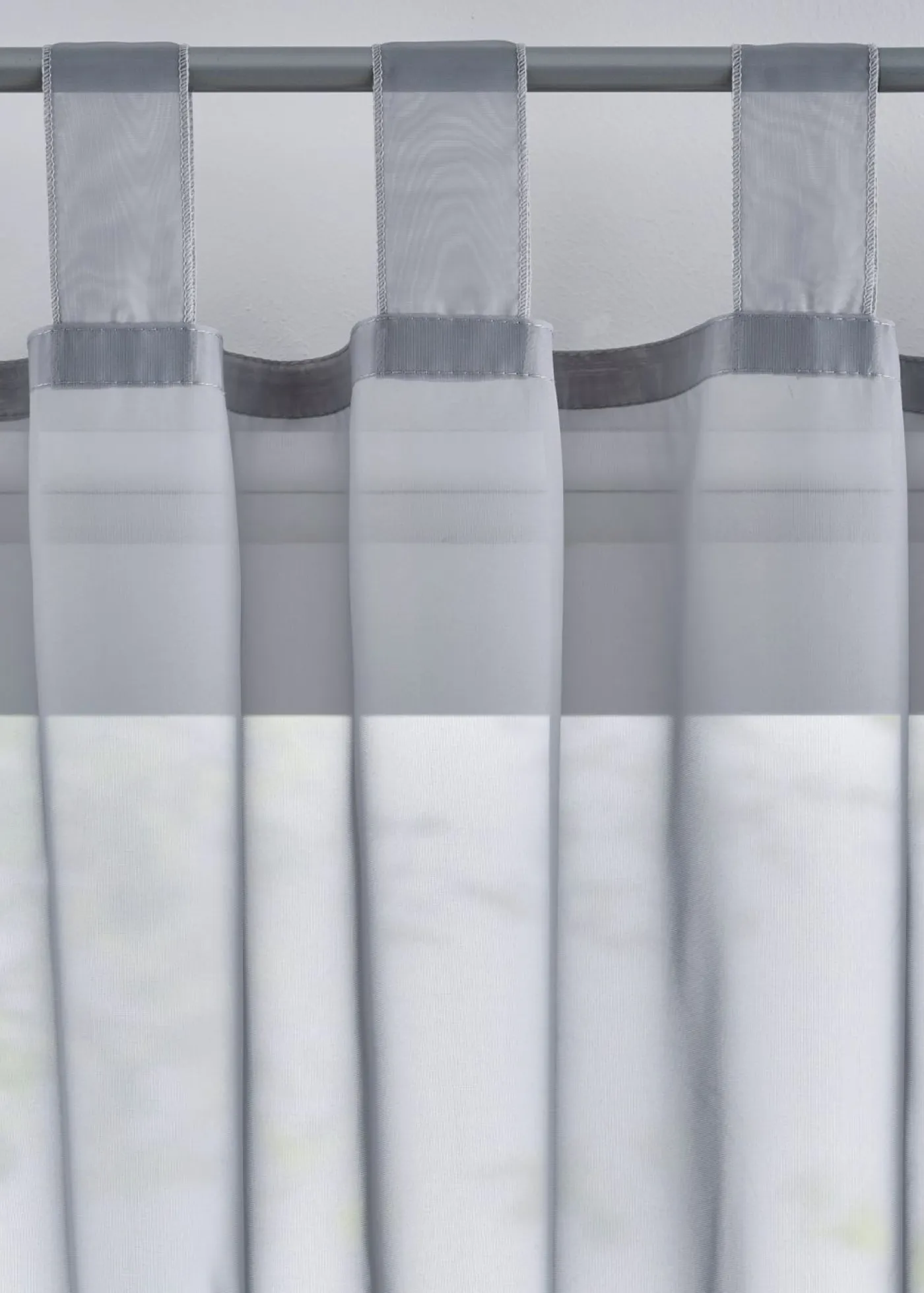 bonprix bonprix Muebles De Comedor·Cortinas Y Estores|Muebles De Sala De Estar·Cortinas De Salón>Cortina de gasa ligera (2 unidades) Plata