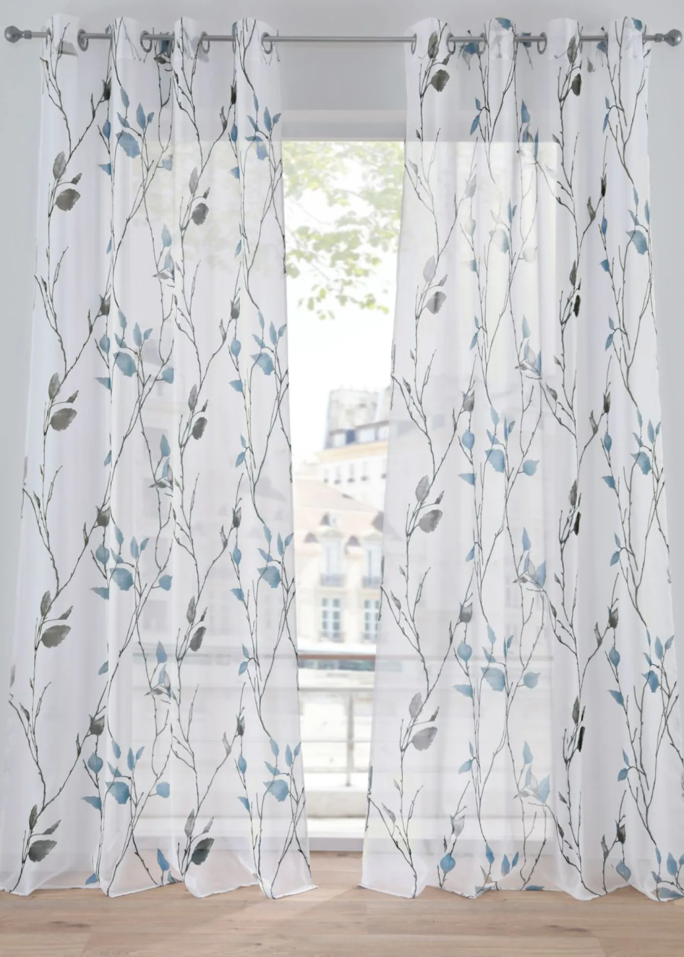 bonprix bonprix Cortina de gasa ligera (1 unidad)