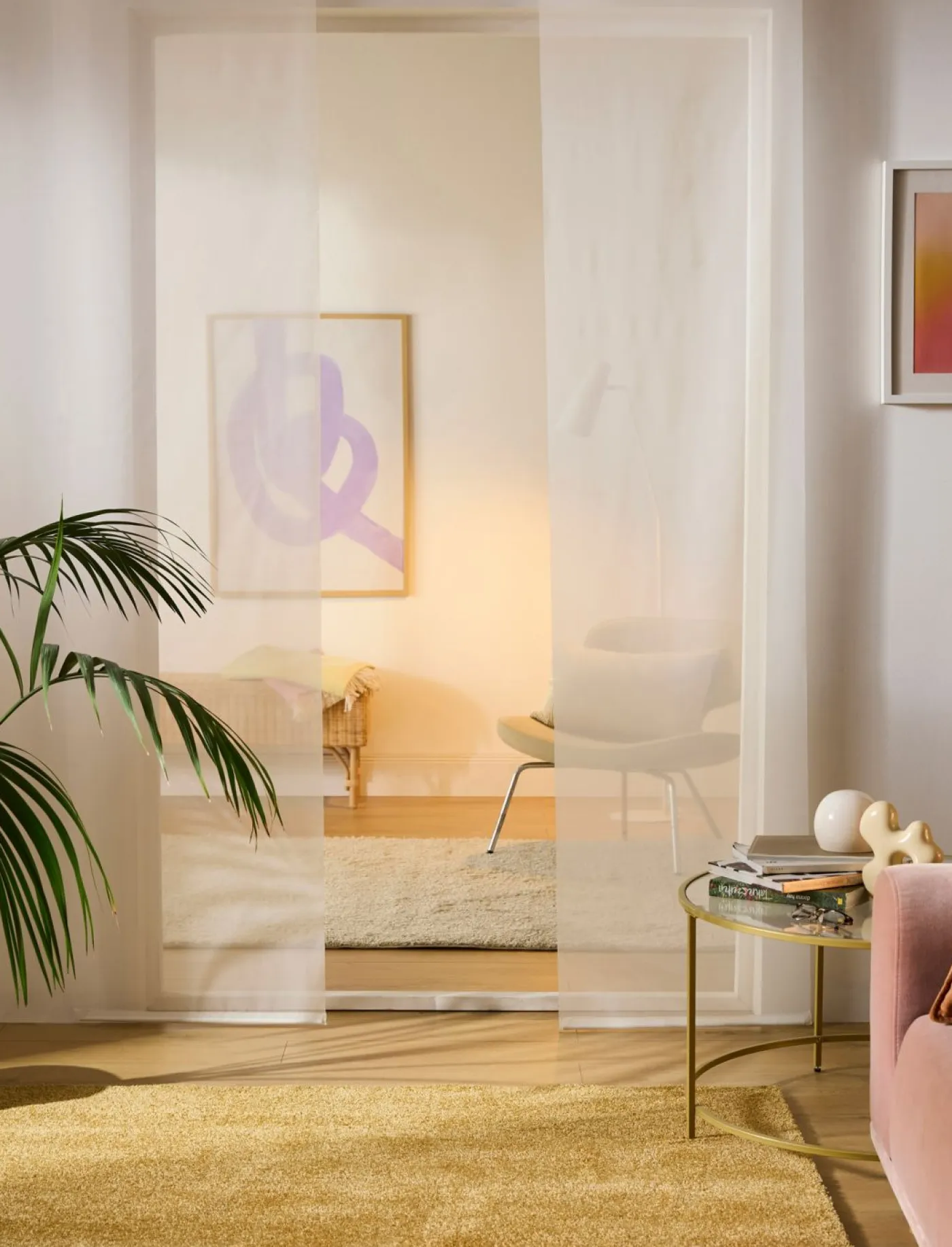 bonprix bonprix Cortina de gasa ligera (1 unidad)