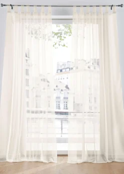 bonprix bonprix Cortina de gasa ligera (2 unidades)