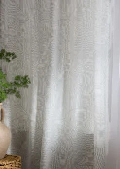 bonprix bonprix Cortina de material sostenible (1 unidad)