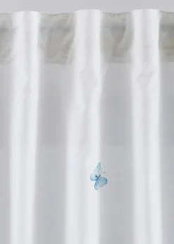 bonprix bonprix Cortina de microfibra con estampado de mariposas (1 unidad)