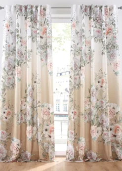 bonprix bonprix Cortina de microfibra con estampado de rosas