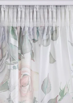 bonprix bonprix Cortina de microfibra con estampado de rosas