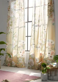 bonprix bonprix Cortina de microfibra con estampado de rosas