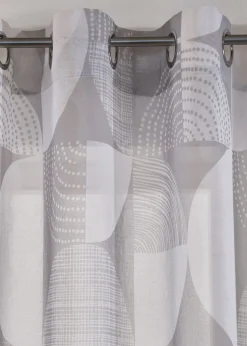 bonprix bonprix Cortina de poliéster reciclado con estampado (1 unidad)