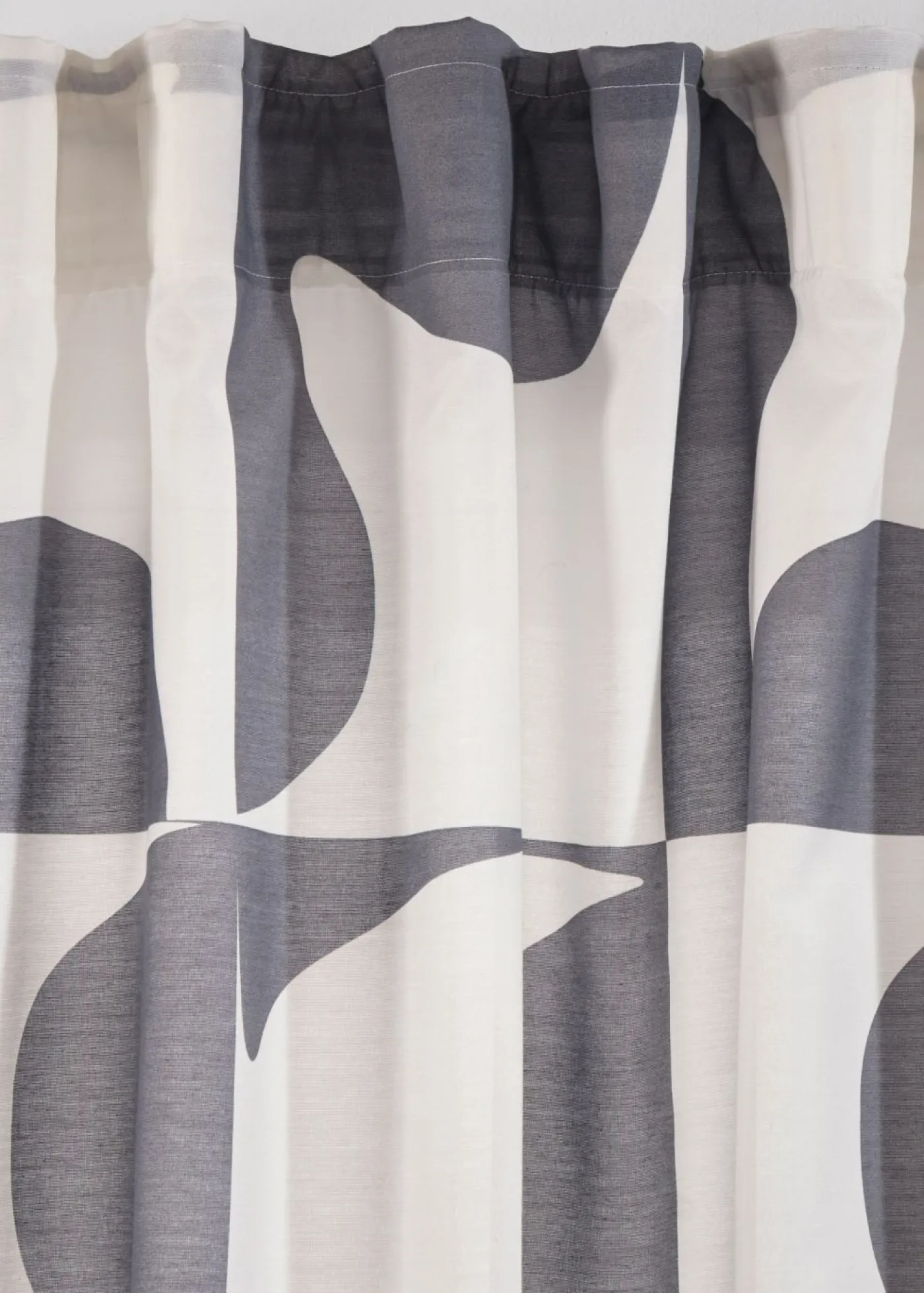 bonprix bonprix Cortina de poliéster reciclado con estampado gráfico (1 unidad)