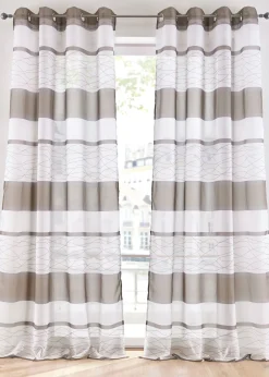 bonprix bonprix Cortina de poliéster reciclado (1 unidad)