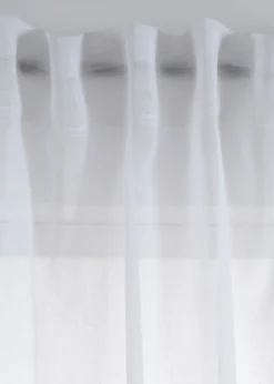 bonprix bonprix Muebles De Sala De Estar·Cortinas De Salón|Todas Las Cortinas>Cortina de poliéster reciclado (1 unidad) Blanco