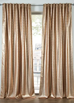 bonprix bonprix Cortina de terciopelo brillante, también en tamaño extralargo (1 unidad)