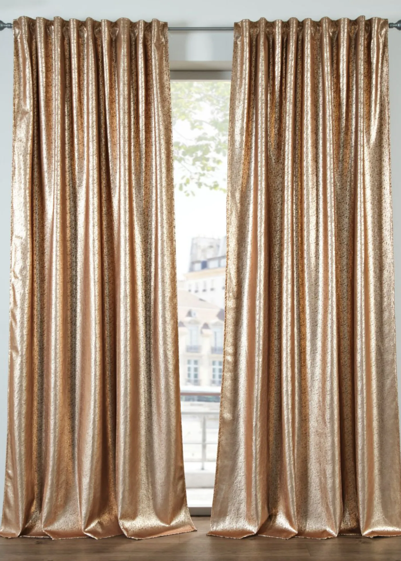 bonprix bonprix Cortina de terciopelo brillante, también en tamaño extralargo (1 unidad)