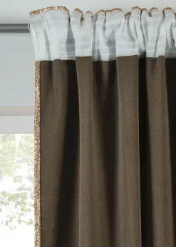 bonprix bonprix Cortina de terciopelo brillante, también en tamaño extralargo (1 unidad)