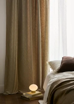 bonprix bonprix Cortina de terciopelo con efecto arrugado (1 unidad)