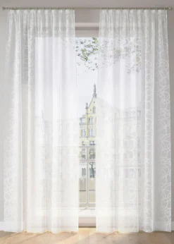 bonprix bonprix Cortina estampada con poliéster reciclado (1 unidad)