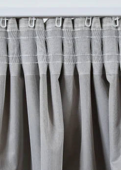 bonprix bonprix Muebles De Dormitorio·Cortinas Opacas|Cortinas Opacas>Cortina oscurecedora con aspecto de seda (1 unidad) Gris