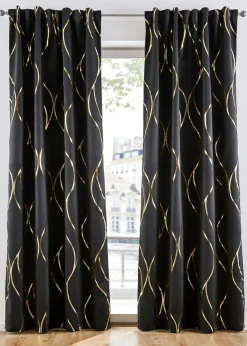 bonprix bonprix Cortina oscurecedora con estampado brillante (1 unidad)