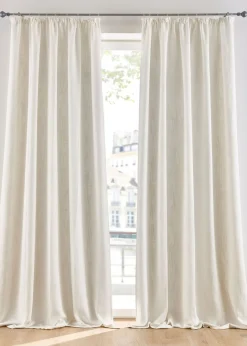 bonprix bonprix Muebles De Sala De Estar·Cortinas De Salón|Cortinas Para Dormitorio>Cortina oscurecedora con estructura (1 unidad) vainilla moteado