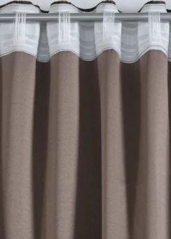 bonprix bonprix Cortina oscurecedora con estructura elegante (1 unidad)