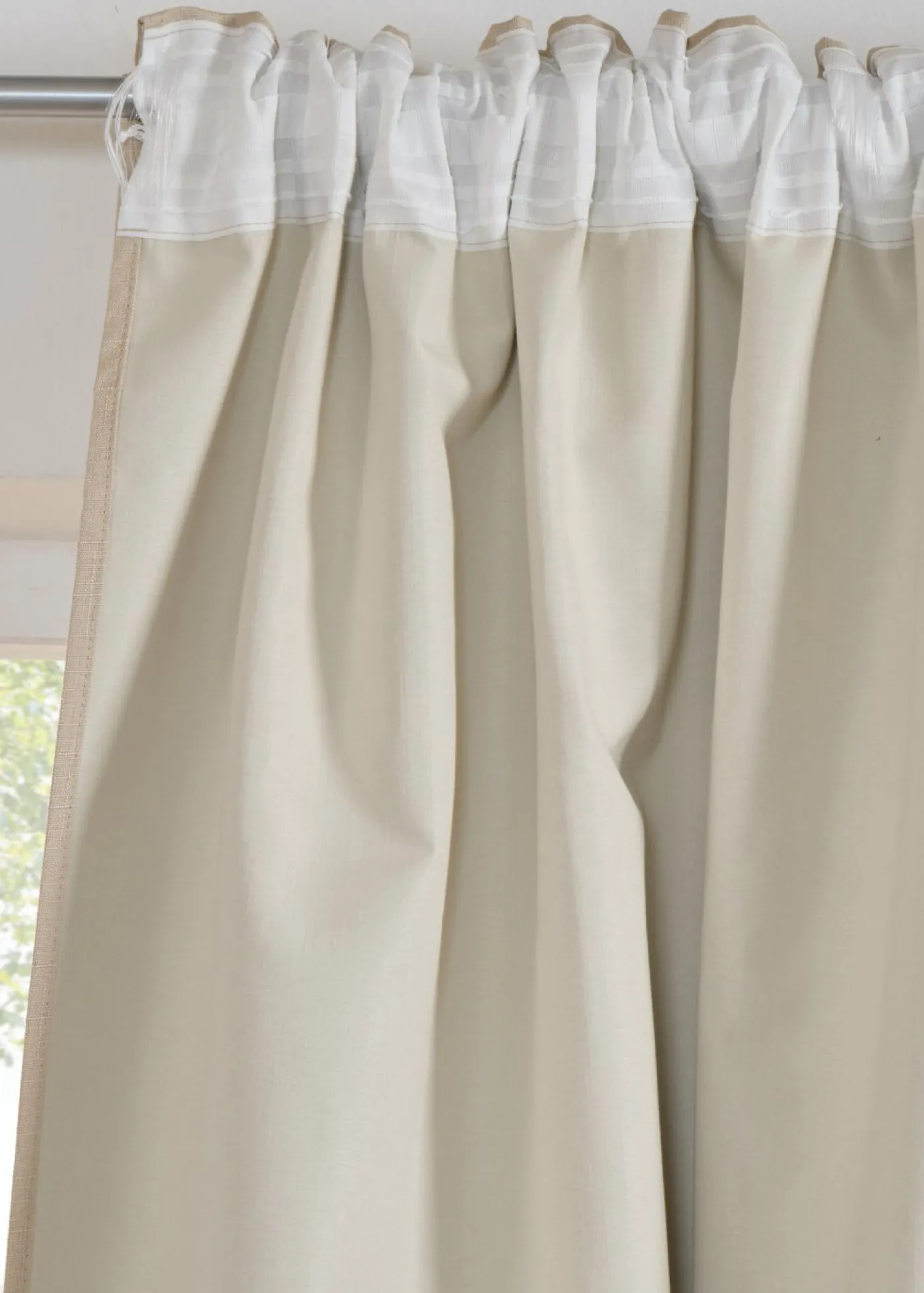 bonprix bonprix Cortina oscurecedora con estructura y reverso del mismo color (1 unidad)