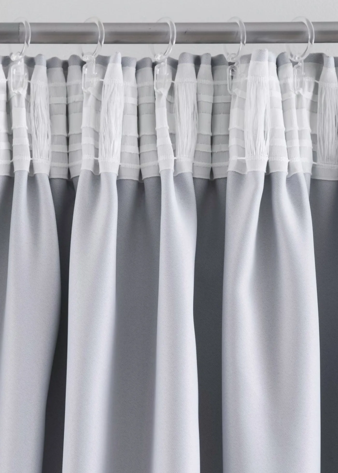 bonprix bonprix Muebles De Dormitorio·Cortinas Opacas|Cortinas Opacas>Cortina oscurecedora con degradado cromático (1 unidad) Gris