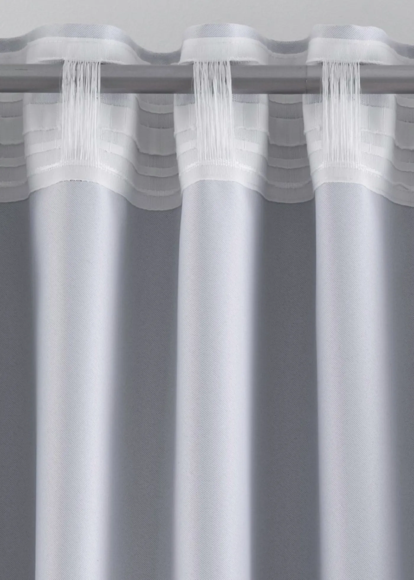 bonprix bonprix Muebles De Dormitorio·Cortinas Opacas|Cortinas Opacas>Cortina oscurecedora con degradado cromático (1 unidad) Gris