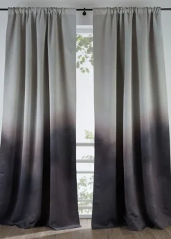 bonprix bonprix Cortinas Opacas|Cortinas Para Dormitorio>Cortina oscurecedora con degradado cromático (1 unidad) gris + pizarra