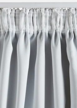 bonprix bonprix Cortinas Opacas|Cortinas Para Dormitorio>Cortina oscurecedora con degradado cromático (1 unidad) gris + pizarra