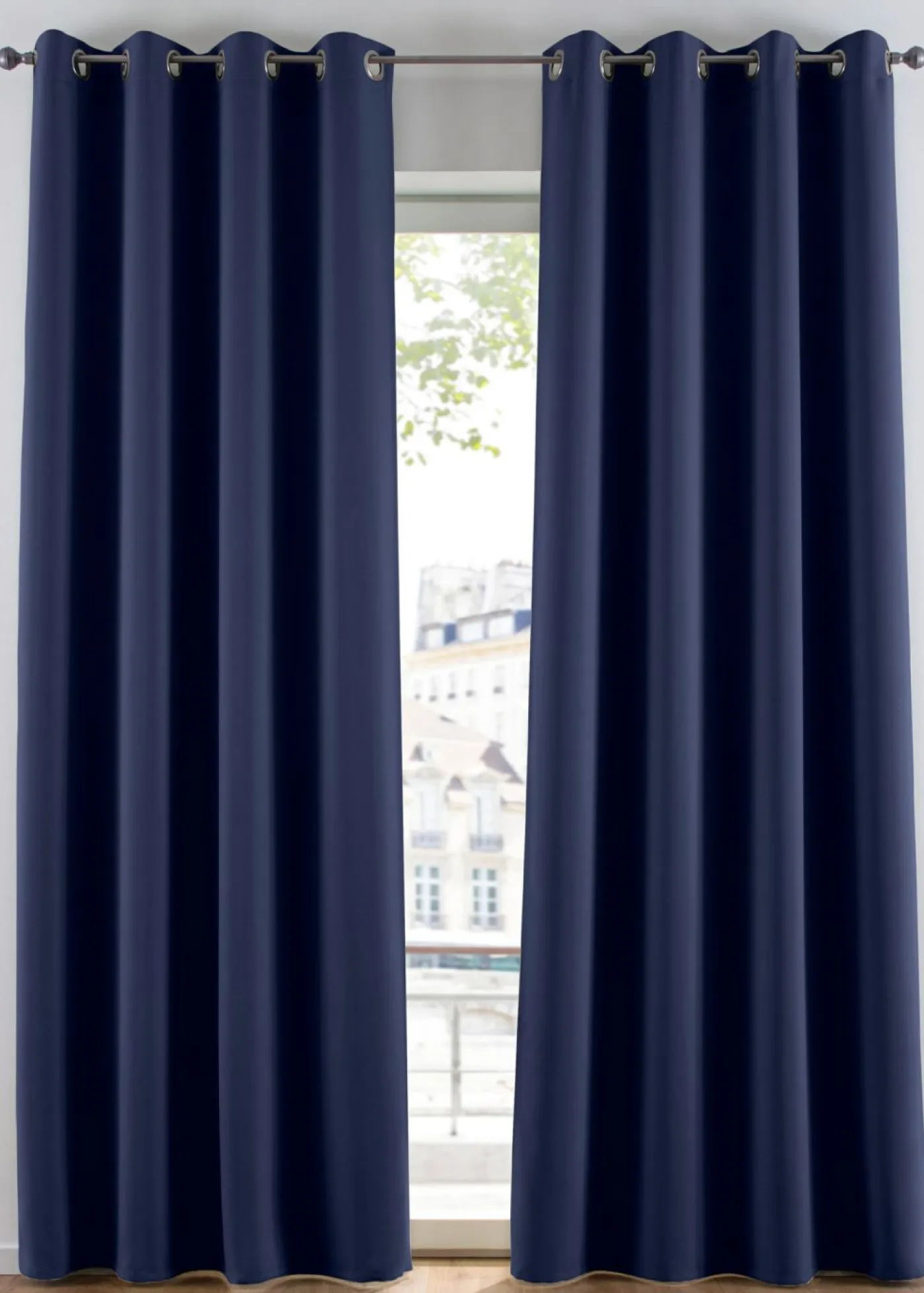 bonprix bonprix Muebles De Dormitorio·Cortinas Opacas|Cortinas Opacas>Cortina oscurecedora en varios tamaños (1 unidad) Azul marino