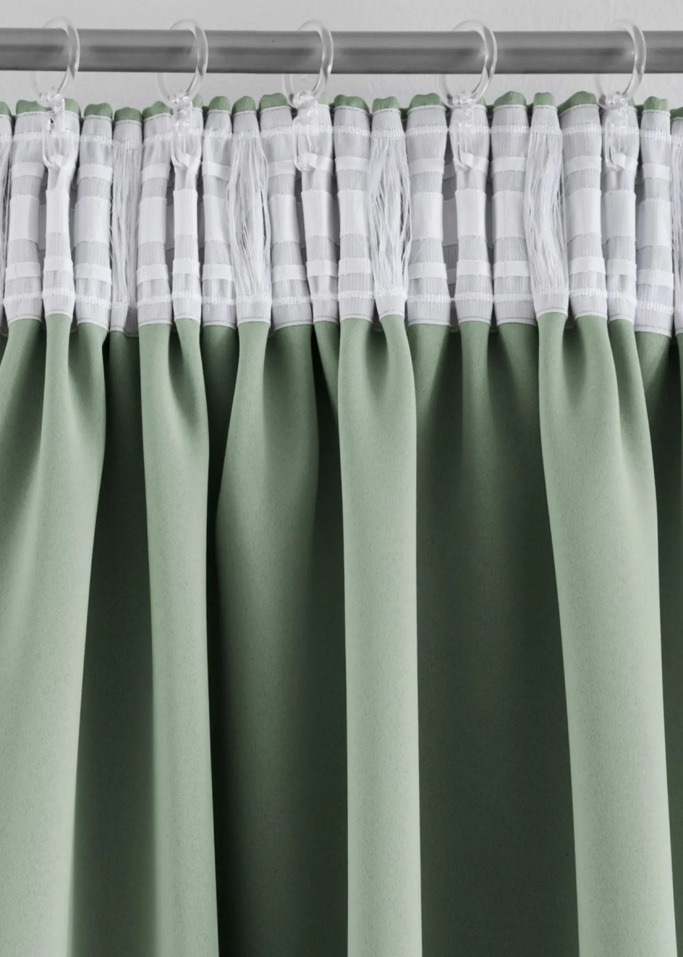 bonprix bonprix Muebles De Dormitorio·Cortinas Opacas|Cortinas Opacas>Cortina oscurecedora en varios tamaños (1 unidad) Salvia