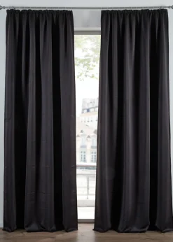 bonprix bonprix Muebles De Dormitorio·Cortinas Opacas|Cortinas Opacas>Cortina oscurecedora en varios tamaños (1 unidad) Negro