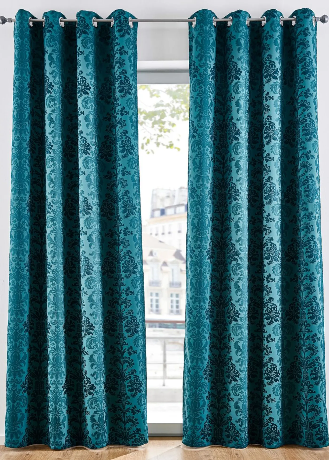 bonprix bonprix Muebles De Dormitorio·Cortinas Opacas|Cortinas Opacas>Cortina oscurecedora en varios tamaños (1 unidad) verde botella