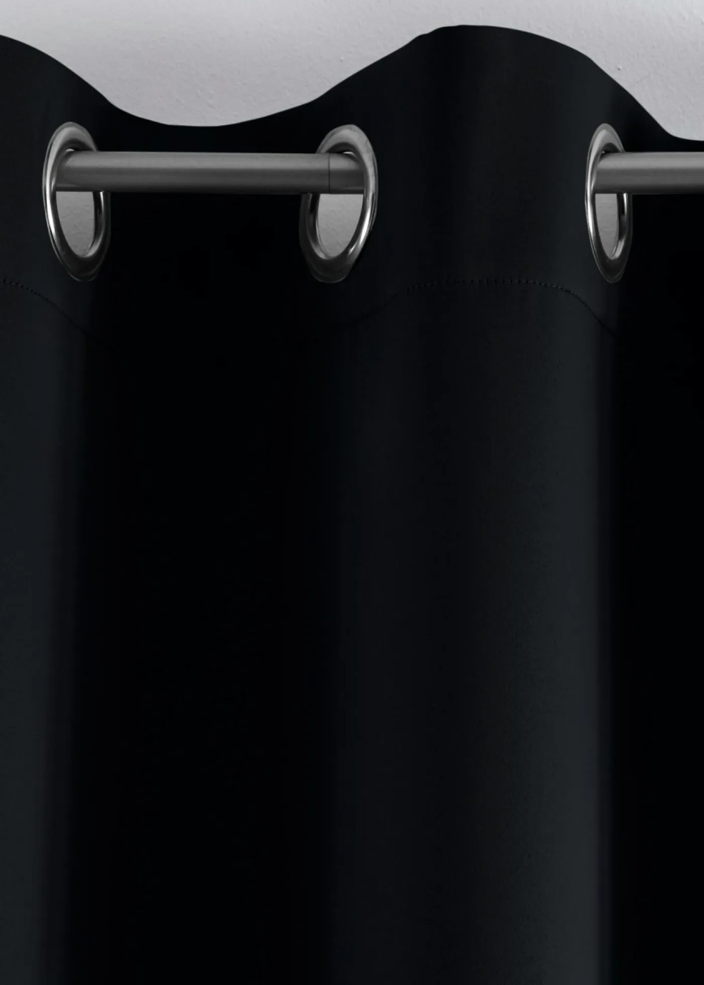 bonprix bonprix Muebles De Dormitorio·Cortinas Opacas|Cortinas Opacas>Cortina oscurecedora en varios tamaños (1 unidad) Negro