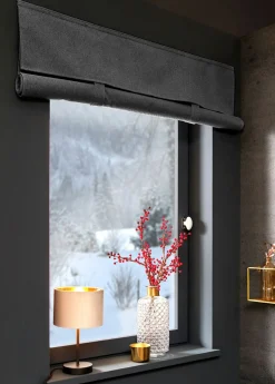 bonprix bonprix Cortina romana oscurecedora monocolor