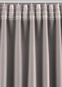 bonprix bonprix Cortinas Opacas|Cortinas Para Dormitorio>Cortina térmica con reverso de polar suave, también en largo extra (1 unidad) Beige