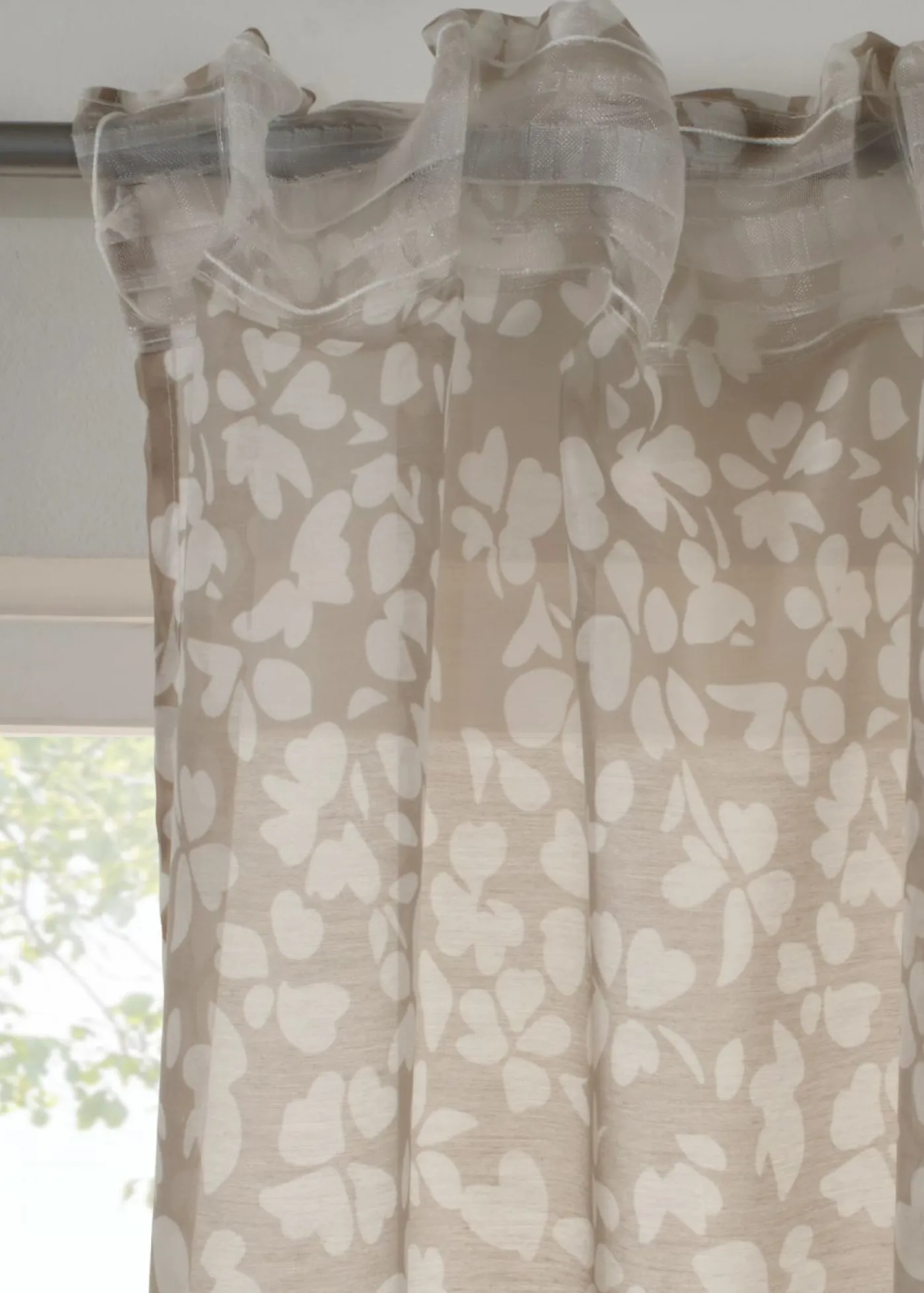 bonprix bonprix Muebles De Comedor·Cortinas Y Estores|Muebles De Sala De Estar·Cortinas De Salón>Cortinas de batista (2 unidades) Beige-blanco