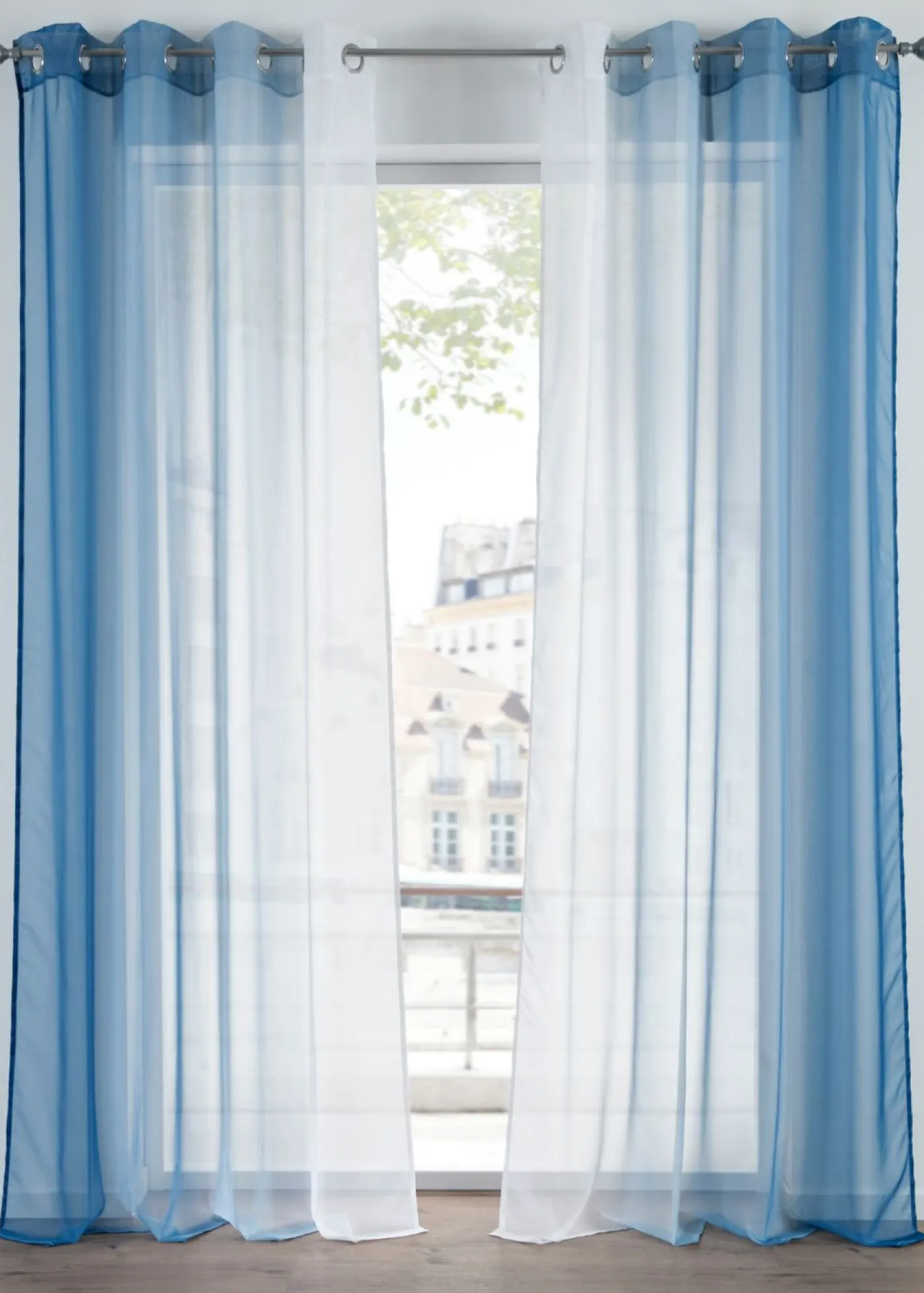 bonprix bonprix Cortinas de gasa ligera, también en tamaño extralargo (2 unidades)