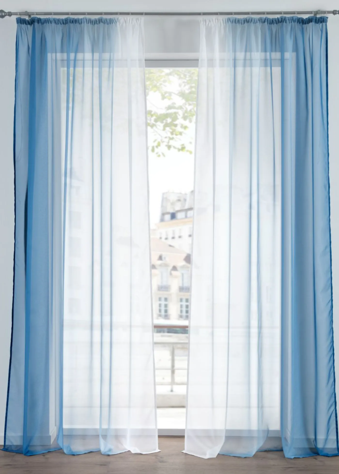 bonprix bonprix Cortinas de gasa ligera, también en tamaño extralargo (2 unidades)