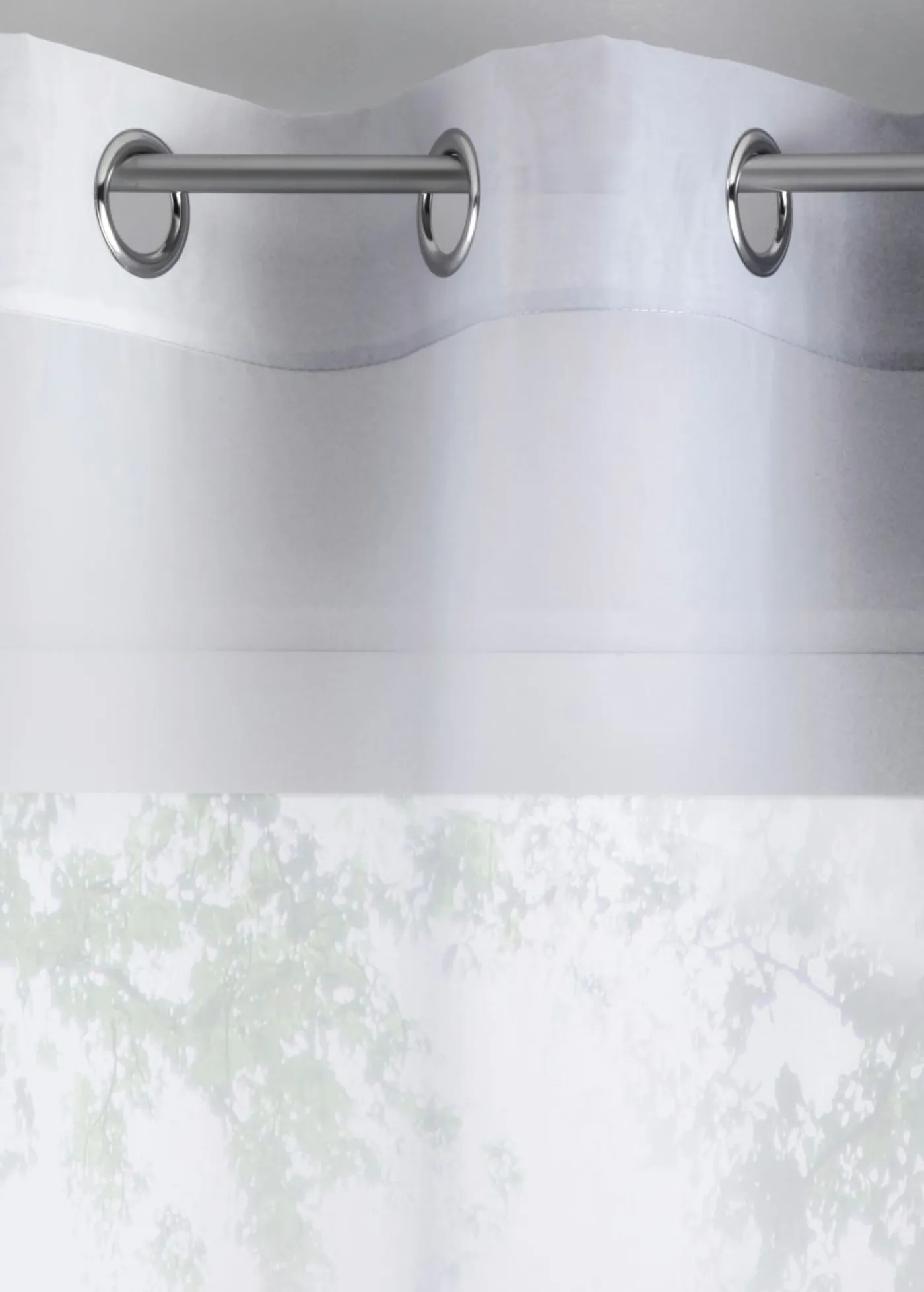 bonprix bonprix Muebles De Comedor·Cortinas Y Estores|Muebles De Sala De Estar·Cortinas De Salón>Cortinas de gasa ligera, también en tamaño extralargo (2 unidades) Gris