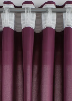 bonprix bonprix Cortinas de microfibra de fácil cuidado (2 unidades)