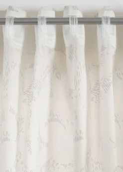 bonprix bonprix Muebles De Comedor·Cortinas Y Estores|Muebles De Sala De Estar·Cortinas De Salón>Cortinas semitransparentes, también en largo extra (2 unidades) Crema-gris