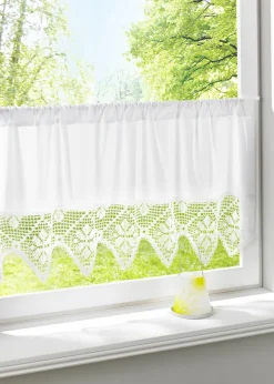 bonprix bonprix Visillos>Cortinilla bistrot "Chloé" Blanco