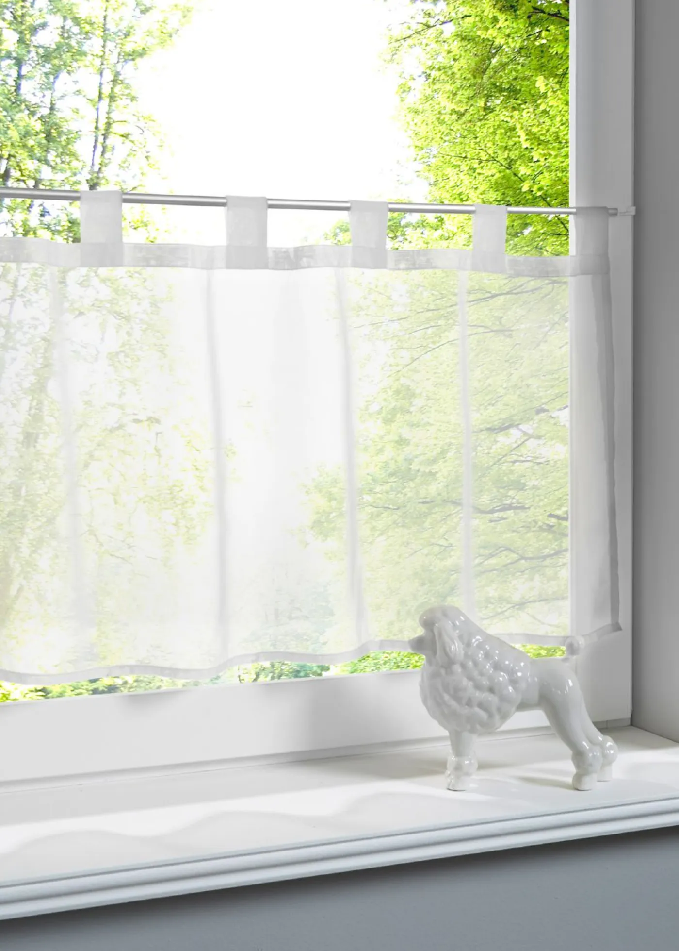 bonprix bonprix Cortinas Baratas|Visillos>Cortinilla bistrot "Color liso" Crema