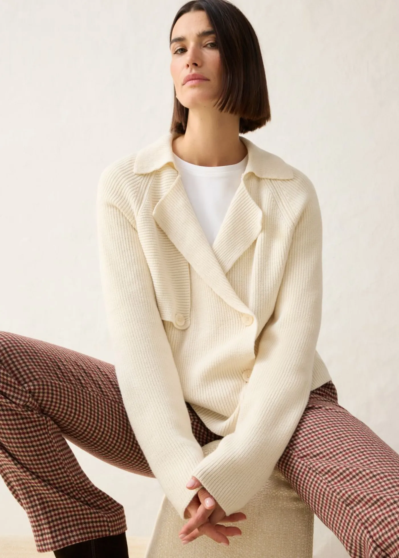 Mujer bonprix bonprix Cárdigan con lana