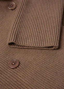 bonprix bonprix Jerséis|Ropa De Punto>Cárdigan con lana marrón arcilla