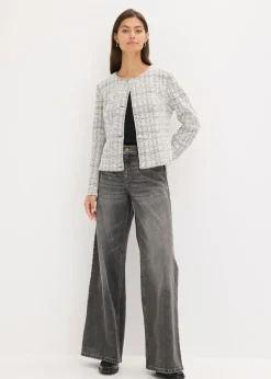 Mujer bonprix bonprix Cárdigan de bouclé de algodón