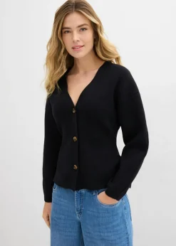 Mujer bonprix bonprix Cárdigan de mezcla de algodón