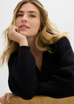 Mujer bonprix bonprix Cárdigan de mezcla de algodón